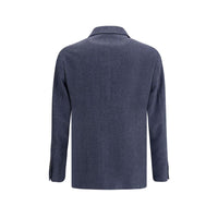 Brunello Cucinelli Blue Wool Blazer