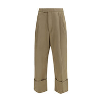 Thom Browne Beige Cotton Casual Pants