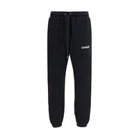 Off-White Black Cotton Joggers (Workout Pants)