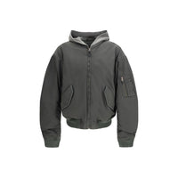 Balenciaga Gray Cotton Bomber