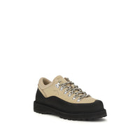 Diemme Beige Calf Leather Bos Taurus Lace-Up Boots