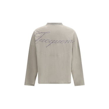 Jacquemus Gray Cotton Long Sleeve T-Shirt