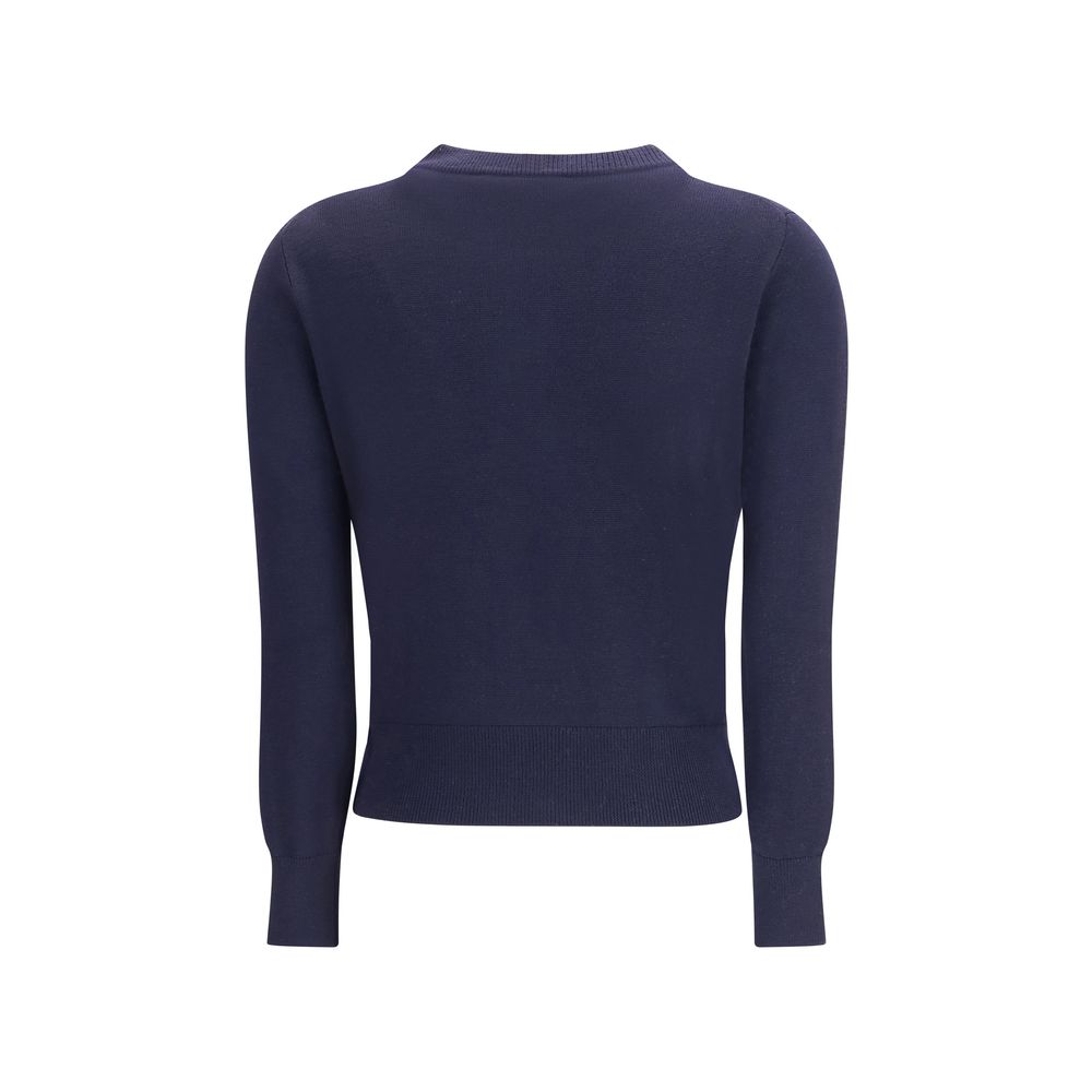 Ami Paris Blue Wool Cardigan