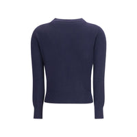 Ami Paris Blue Wool Cardigan