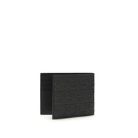 Ferragamo Black Calf Leather Bos Taurus Wallet