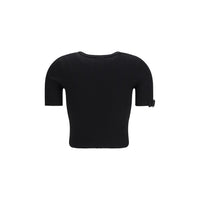 Courrèges Black Viscose Top