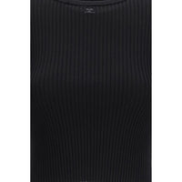 Courrèges Black Viscose Top