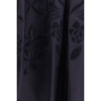 Forte_Forte Blue Cotton Pattern Shirt