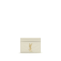Saint Laurent Beige Calf Leather Bos Taurus Wallet