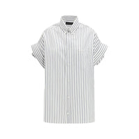 Balenciaga White Cotton Shortsleeve Shirt