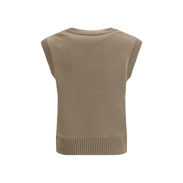 Ami Paris Beige Fleece Wool Sweatshirt