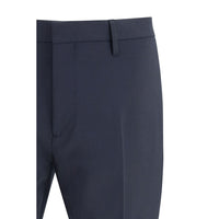 Dsquared² Blue Fleece Wool Two-Piece Suit