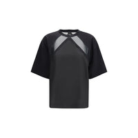 PINKO Black Cotton T-Shirt