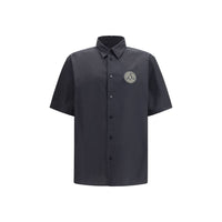 Versace Jeans Black Cotton Shortsleeve Shirt