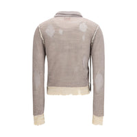 Diesel Gray Cotton Sweatshirt