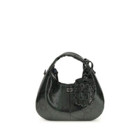 Ganni Black Recycled Polyester Shoulder Bag