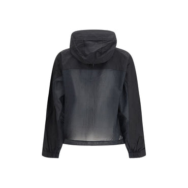 Y-3 Black Cotton Shell Jacket