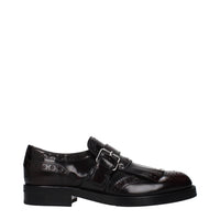 Church's Red Leather Slip-On Loafers