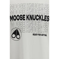 Moose Knuckles White Cotton T-Shirt
