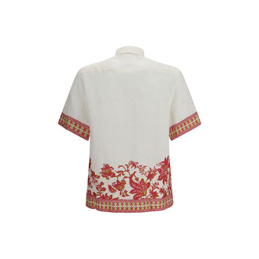 Etro Multicolor Linen Pattern Shirt