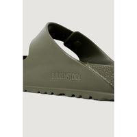 Birkenstock Green Plastic Flat Sandals