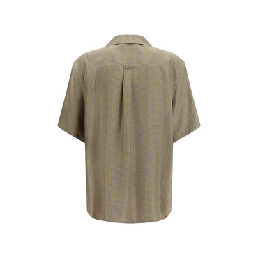 Saint Laurent Multicolor Silk Pattern Shirt