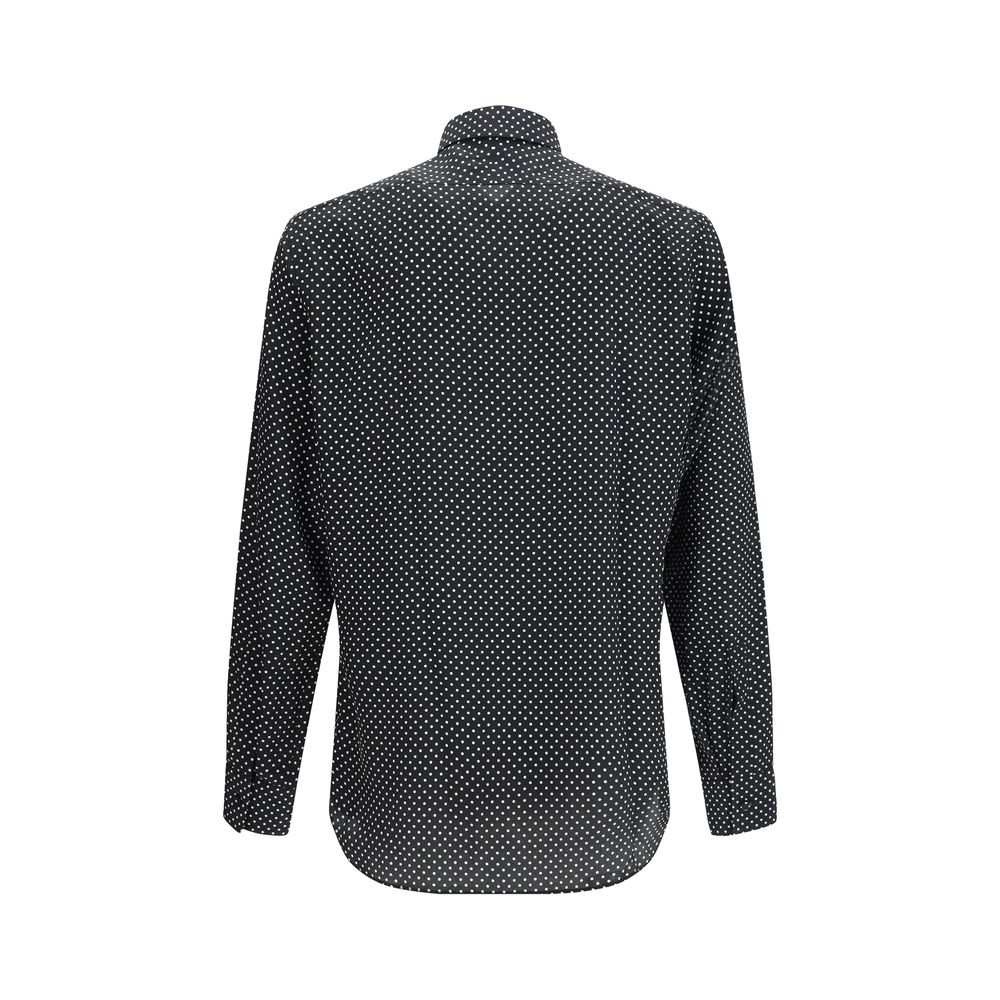Tom Ford Black Silk Pattern Shirt