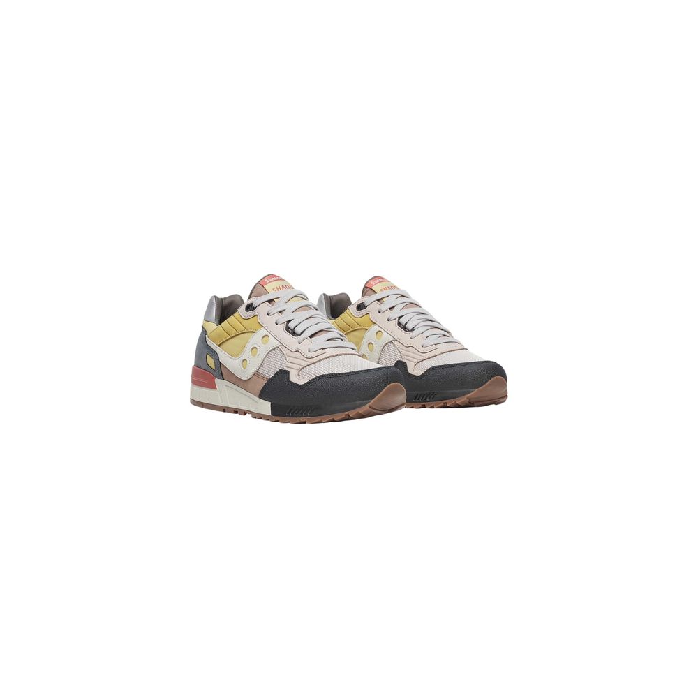 Saucony Beige Suede Leather Low Top Sneakers