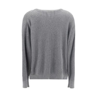 Brunello Cucinelli Gray Cotton Sweatshirt