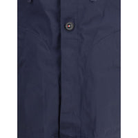 Thom Browne Blue Polyester Shell Jacket