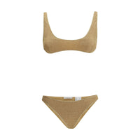 Oséree Gold Polyamide One-Piece Swimsuit