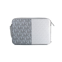 Michael Kors Gray Canvas Crossbody Bag