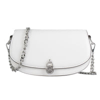 Michael Kors White Leather Shoulder Bag