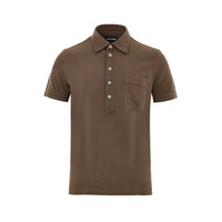 Tom Ford Brown Cotton Polo Shirt