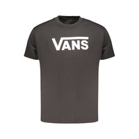 Vans Black Cotton Men's T-Shirt