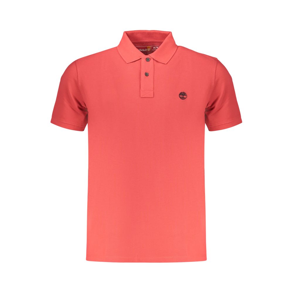 Timberland Red Cotton Men Polo