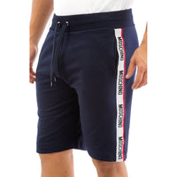 Moschino Blue Cotton Bermuda Shorts