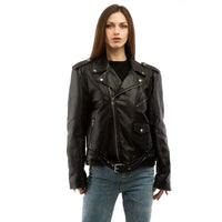 Moschino Black Leather Jacket
