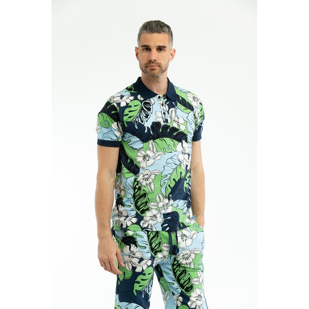 Moschino Multicolor Cotton Polo Shirt
