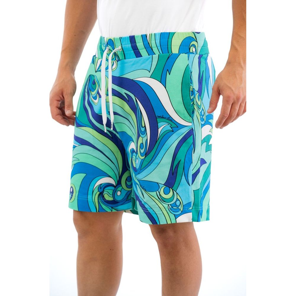 Moschino Multicolor Cotton Bermuda Shorts