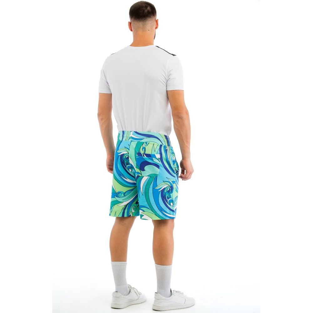 Moschino Multicolor Cotton Bermuda Shorts