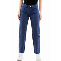 Moschino Blue Cotton Straight-Leg Jeans