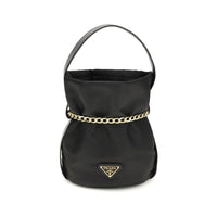 Prada Black Recycled Polyamide Backet Bag