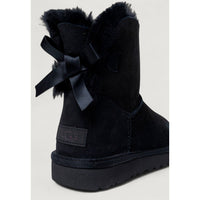 UGG Black Suede Leather Ankle Boots