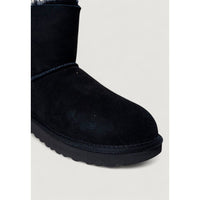 UGG Black Suede Leather Ankle Boots