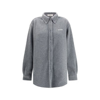 Miu Miu Gray Polyester Shirt