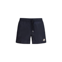Moncler Blue Polyamide Short And Mini Shorts