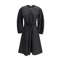 Moncler Black Cotton Casual Dress