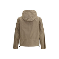 Stone Island Brown Polyamide Coat