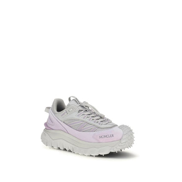 Moncler Purple Polyamide Athletic Sneakers